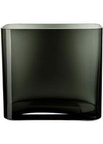 Fink Windlicht »RUBIO« aus durchgefärbtem grauen Glas in grau, Größe B/H/T: 25 cm x 23 cm x 12,5 cm