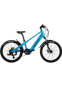 Adore »KS-240« 7 Gang Shimano Tourney Schaltwerk Kettenschaltung Heckmotor 250 W Pedelec in blau, Größe 24 Zoll (60,96 cm)
