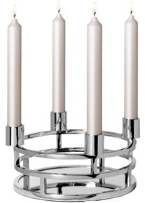 Fink Tablett »MODENA in silberfarben, Größe Ø 28,5 cm