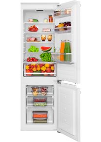 Amica Einbaukühlgefrierkombination »EKGCX 387 902« 176,9 cm hoch 54 cm breit Festtür-Technik in silberfarben