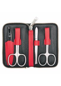 ERBE® Erbe Damen Maniküre-Etui »Colorado« Echtleder in rot, Größe B/H/T: 11 mm x 6,5 mm x 2 mm 4 Stk.