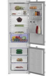 Beko Einbaukühlgefrierkombination »B3BCNA294HS 7525320002« 177,5 cm hoch 54 cm breit in silberfarben