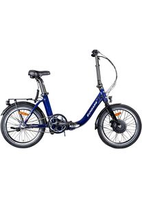 Zündapp Zündapp »ZXT20« 3 Gang Nabenschaltung Frontmotor 250 W Pedelec in blau, Größe 20 Zoll (50,80 cm)