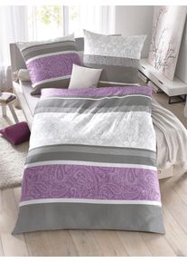 Bierbaum Bettwäsche 2 Stk. tlg. in lila, Größe B/L: 80 cm x 80 cm