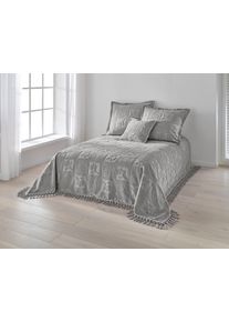 Pereira Da Chuna Tagesdecke in grau, Größe B/L: 180 cm x 250 cm