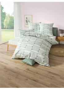 Janine Bettwäsche 2 tlg. in grün, Größe B/L: 40 cm x 80 cm