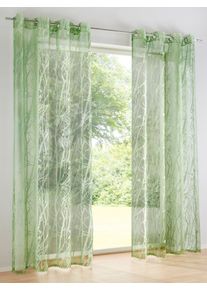 HEINE HOME Gardine Ösen 1 Stk. tlg. in grün