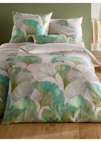 HEINE HOME Bettwäsche 2 Stk. tlg. in grün, Größe B/L: 40 cm x 80 cm