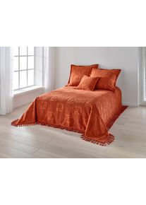 Pereira Da Chuna Tagesdecke in orange, Größe B/L: 180 cm x 250 cm