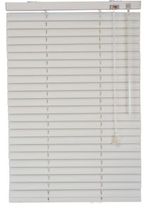 SUNLINES Jalousie mit Bohren freihängend Aluminium in weiß