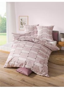 Janine Bettwäsche 2 Stk. tlg. in rosa, Größe B/L: 40 cm x 80 cm