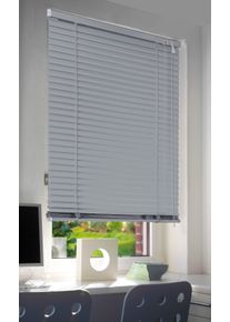 Kutti Jalousie »Jalousie 'Sammy', freihängend, Aluminium, Montage an Wand oder Decke« mit Bohren freihängend Alu-Jalousie freihängend in silberfarben