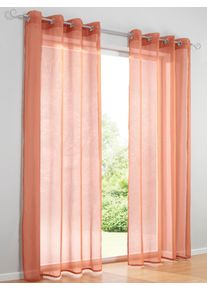 HEINE HOME Gardine Ösen 1 Stk. tlg. in orange