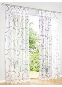 HEINE HOME Gardine Multifunktionsband 2 Stk. tlg. in grau