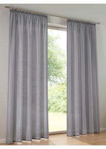 HEINE HOME Gardine Multifunktionsband 1 Stk. tlg. in grau