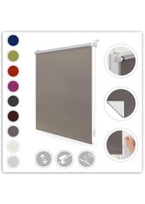 LICHTBLICK Original Seitenzugrollo »Klemmfix Hitzeschutz« verdunkelnd Perlreflex-beschichtet energiesparend ohne Bohren freihängend mit...