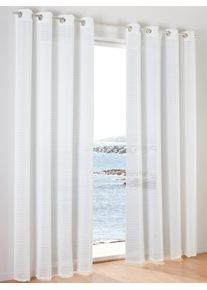 HEINE HOME Gardine Ösen 1 Stk. tlg. in weiß