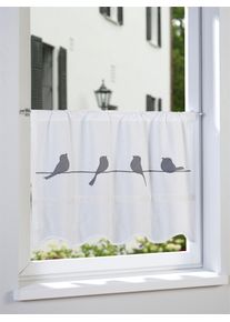 HEINE HOME Querbehang Stangendurchzug 1 Stk. tlg. in grau