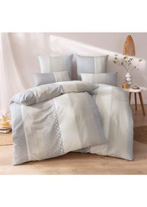 Janine Bettwäsche 2 Stk. tlg. in grau, Größe B/L: 40 cm x 80 cm