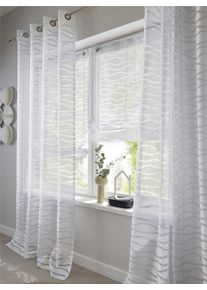 HEINE HOME Gardine Ösen 1 Stk. tlg. in weiß