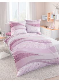 Biberna Bettwäsche 2 Stk. tlg. in rosa, Größe B/L: 40 cm x 80 cm