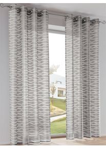 HEINE HOME Gardine Multifunktionsband 1 Stk. tlg. in grau