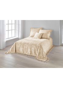 Pereira Da Chuna Tagesdecke in beige, Größe B/L: 210 cm x 140 cm