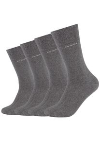 Camano Langsocken »ca-soft« 4 Paar tlg. Verstärkte Ferse und Spize in grau, Größe 43-46