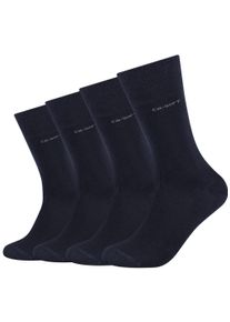 Camano Langsocken »ca-soft« 4 Paar tlg. Verstärkte Ferse und Spize in blau, Größe 39-42