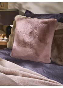 Dave Rose 45x45 cm - Tapis poil court design moderne pour salon