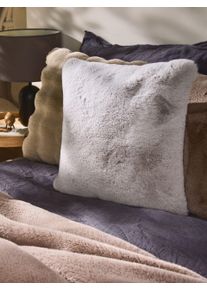 Dave Gris 45x45 cm - Tapis poil court design moderne pour salon