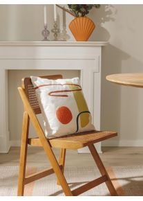 Eldar Multicouleur 45x45 cm - Tapis poil court design moderne pour salon