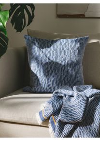 benuta Nest Pudebetræk Joao Blå 45x45 cm Bomuld Abstract,Trend