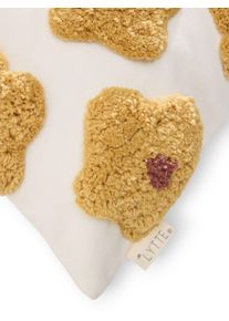 Lytte Gobi Jaune 40x40 cm - Tapis poil court design moderne pour salon