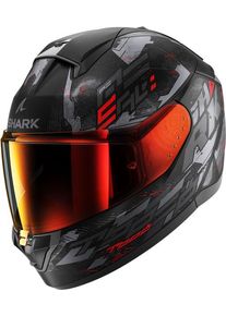 SHARK Ridill 2 Molokai, full face helmet , color: Matt Black/Grey/Red , size: XL