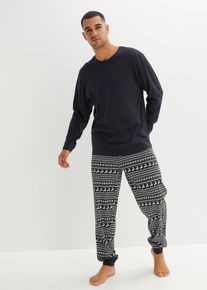 Pyjamas - blå - storlek 56/58 (XL) - bonprix