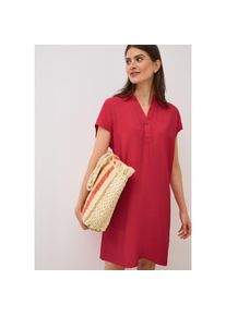 Cecil , Hemdblusenkleid Ohne Taschen Sommerkleid in feiner Struktur-Qualität , glazed apple red , N-Gr , M (40) -N-Gr , M (40) , Knielanges Kleid...