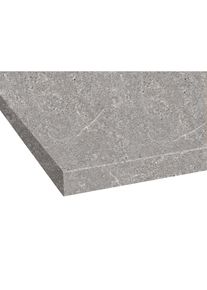 Optifit , Arbeitsplatte »Luzern« 38 mm stark, Tiefe 60 cm, große Auswahl an Breiten , marmorfarben grau