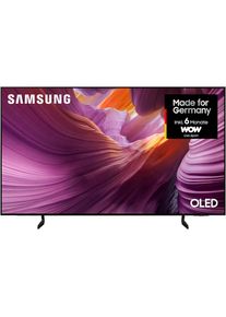 Samsung, OLED-Fernseher &raquo;GQ83S85FAE&laquo; 209 cm/83 &prime;&prime; Smart-TV HDR, Dolby Atmos & AI Sound, Pantone Farben, Gaming Hub, bis zu 120Hz, schwarz, 
