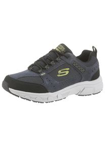 Skechers, Damen, Sneaker &raquo;Oak Canyon&laquo; mit Memory Foam-Ausstattung, Freizeitschuh, Halbschuh, Schn&uuml;rschuh, navy schwarz, 45, navy schwarz, L&auml;ssiger 