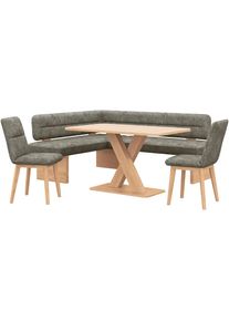 Home Affaire, Unisex, Eckbankgruppe &raquo;Louise + Miles Essecke Sitzgruppe Eckbank K&uuml;chenbank&laquo; Set, 4er, 4 Stk. tlg. Sitzgruppe Esszimmer St&uuml;hle Tisch und