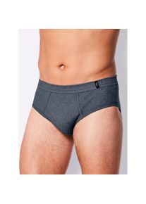 wäschepur wäschepur , Slip 3 Stk. tlg. , jeansblau-meliert , 9 , 9 , in Fein- und Doppelripp