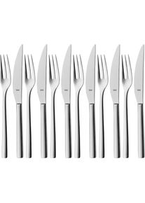 Silit, Steakbesteck &raquo;Trend&laquo; 12-teilig, Crominox: Edelstahl 18/10, Wellenschliff, Edelstahl, Edelstahl 18/10, 12 Stk., Edelstahl