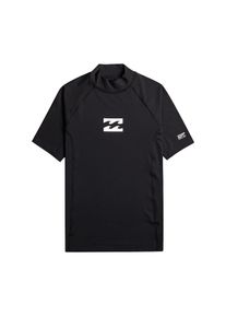 Billabong , Juegendliche , Rash Guard »Waves All Day« , schwarz , Material: Mischgewebe aus recyceltem...