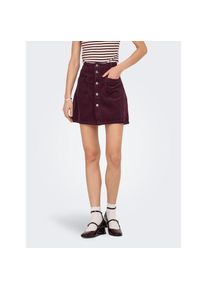 Jacqueline de Yong JDY , Cordrock »SHIRAZ CORDUROY SKIRT PNT DIA« , Windsor Wine , S (36) , S (36) , Minirock von JDY