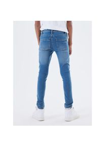 name it , Juegendliche , Stretch-Jeans »NKMSILAS für Jungen mit verstellbarem Bund und schlanker Form« slim fit, Denim, Abriebeffekte, angesetztes...