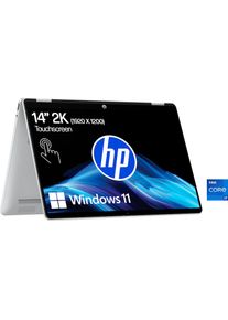 HP, Convertible Notebook &raquo;OmniBook 5 Flip&laquo; 35, 6 cm / 14 &prime;&prime; Intel Core i7 Iris Xe Graphics 512 GB SSD, Silber, Intel Iris Xe