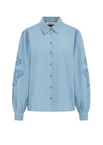 WE Fashion Chemisier Femme bleu taille XS