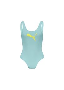 Puma , Badeanzug »SWIM WOMEN SWIMSUIT« mit bequemen Trägern, Logo- Branding , mint , N-Gr , M -N-Gr , M , Aus Recyclingmaterialien hergestellt