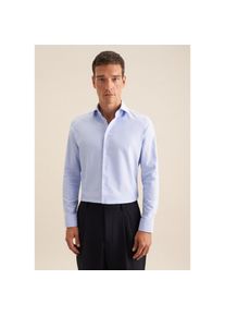 Seidensticker, Herren, Businesshemd &raquo;Slim&laquo; Slim 1/1 Kentkragen Uni, hellblau, normale &Auml;rmell&auml;ngen, XXL (45) -normale &Auml;rmell&auml;ngen, hellblau, Passform: 